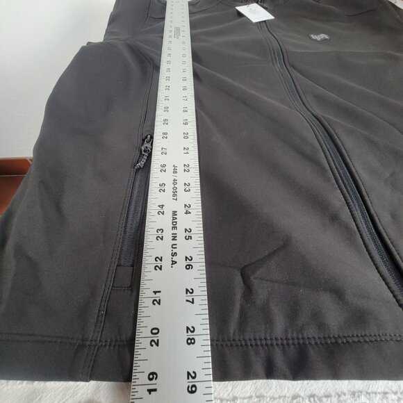 Lyft Mens Jacket Black 3XL Full Zip Lightweight Logo Casual Zipper Pocket - Picture 8 of 8